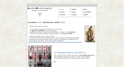 Desktop Screenshot of michelangelomilano.it