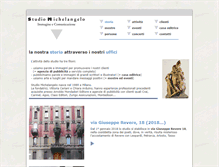 Tablet Screenshot of michelangelomilano.it